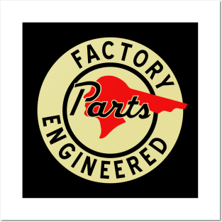 Pontiac Factory Parts vintage sign Posters and Art